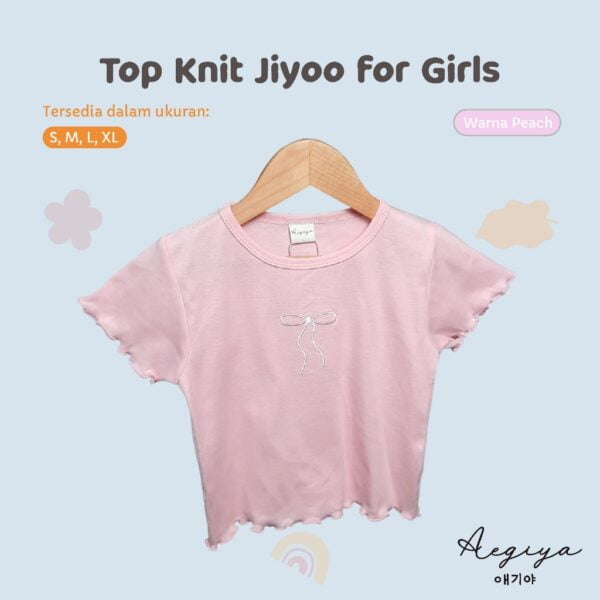 top knit jiyoo peach Top Knit Jiyoo